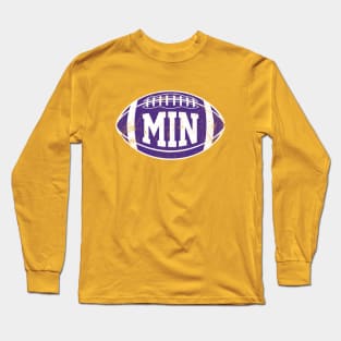 MIN Retro Football - Yellow Long Sleeve T-Shirt